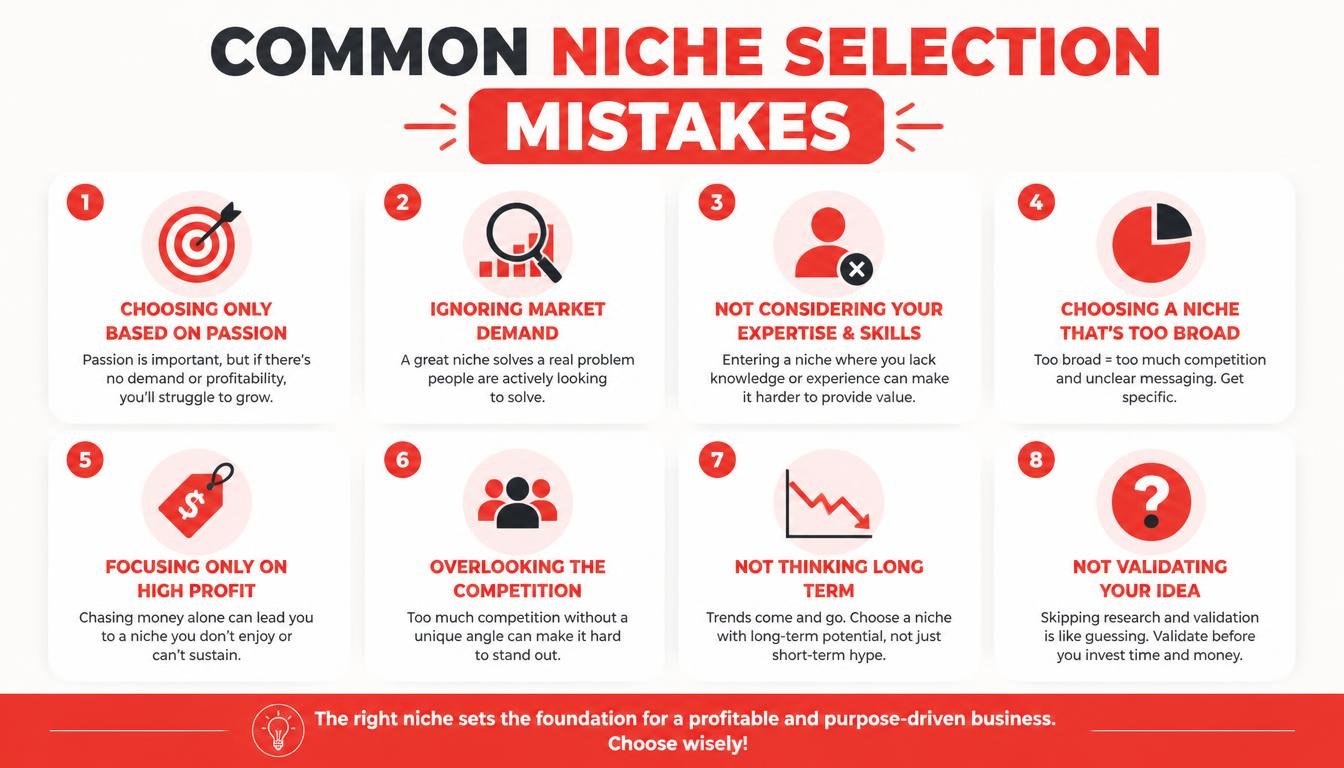 Common Niche Selection Mistakes