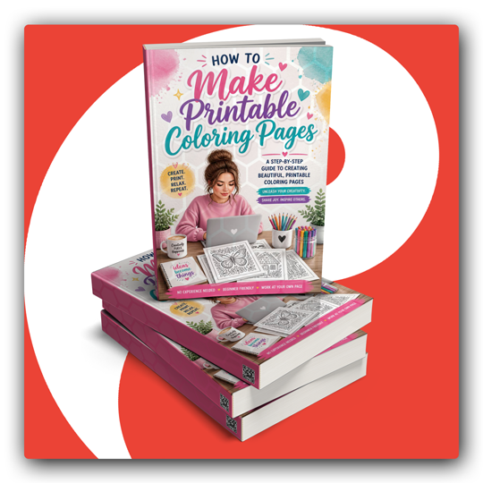 How to Make Printable Coloring Pages PLR Ebook - Featured Image