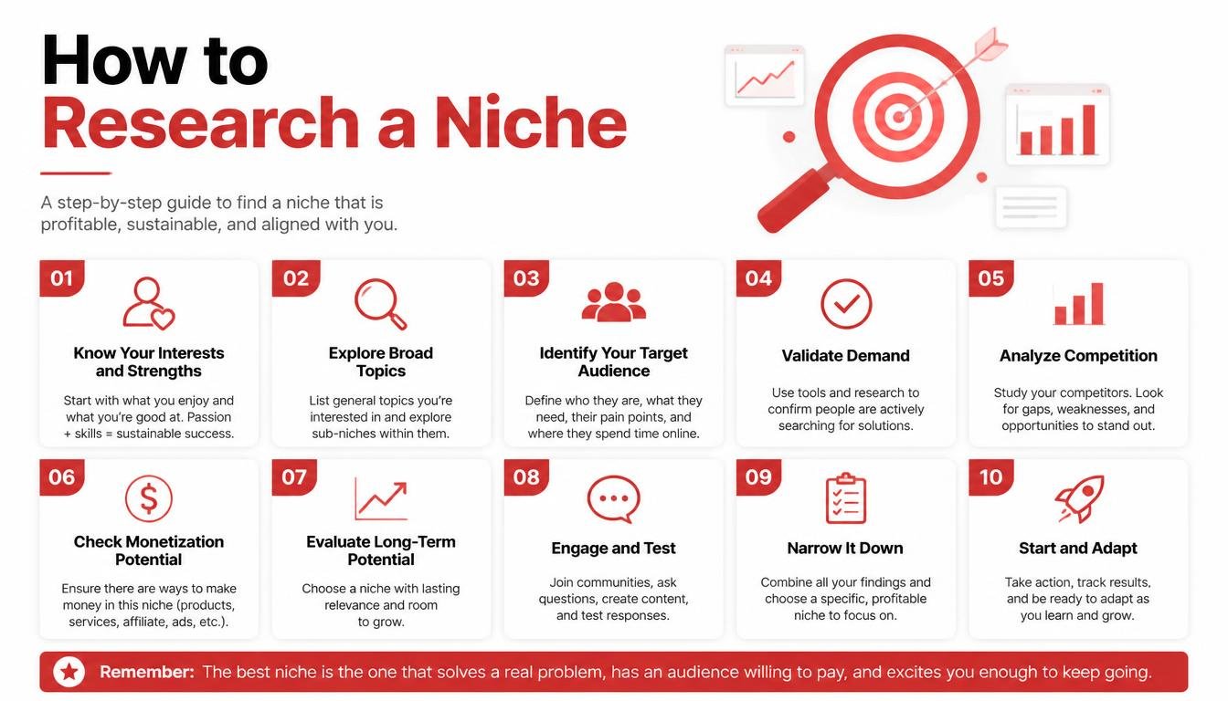 How to Research a Niche - Featured Image